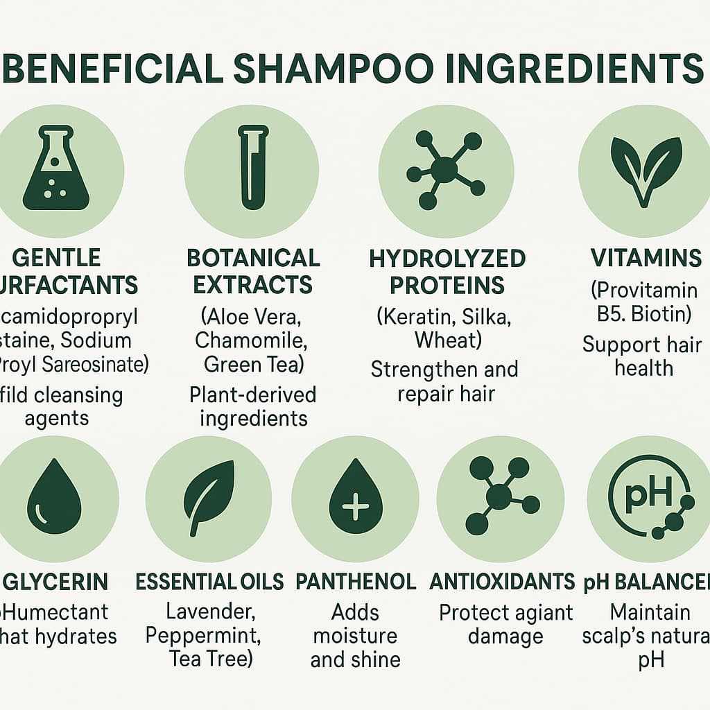 beneficial shampoo ingredients