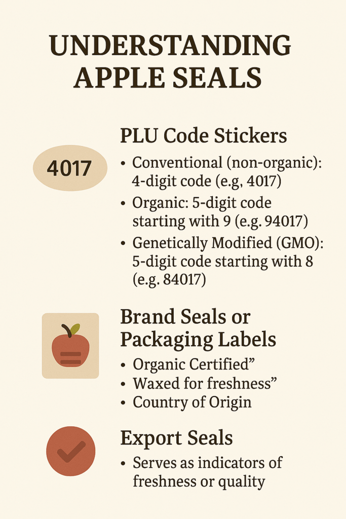 PLU codes on apples