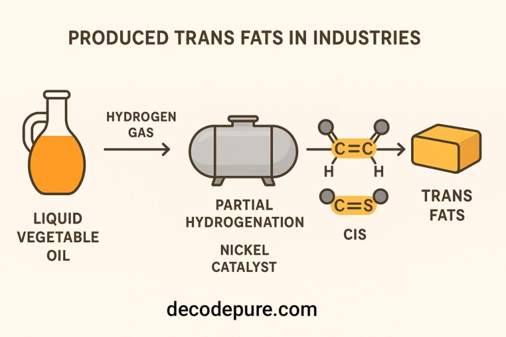 produced trans-fat in industries