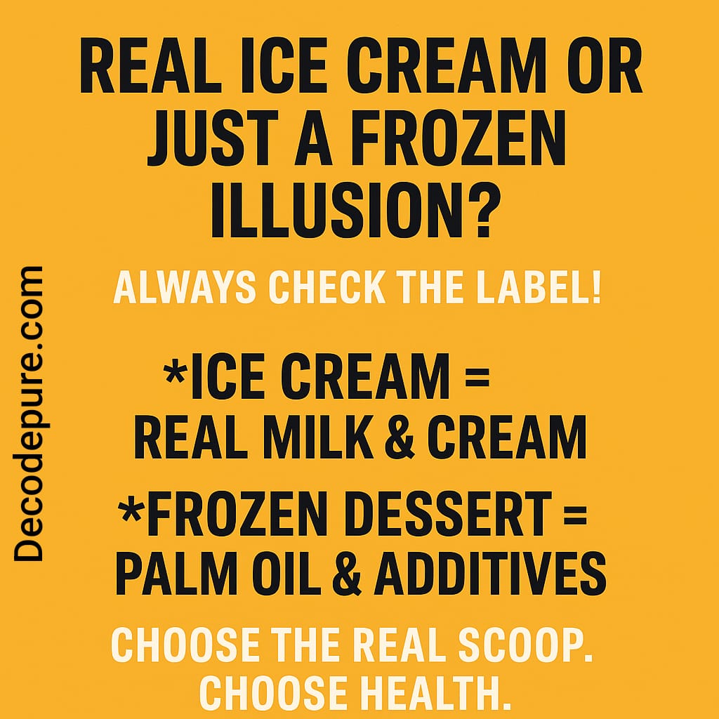 ice cream vs frozen desserts