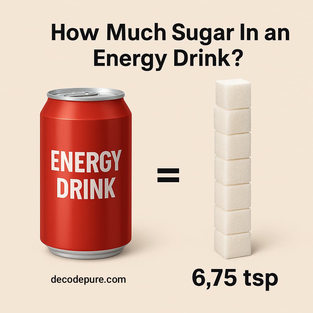 how much sugar in an energy drinks