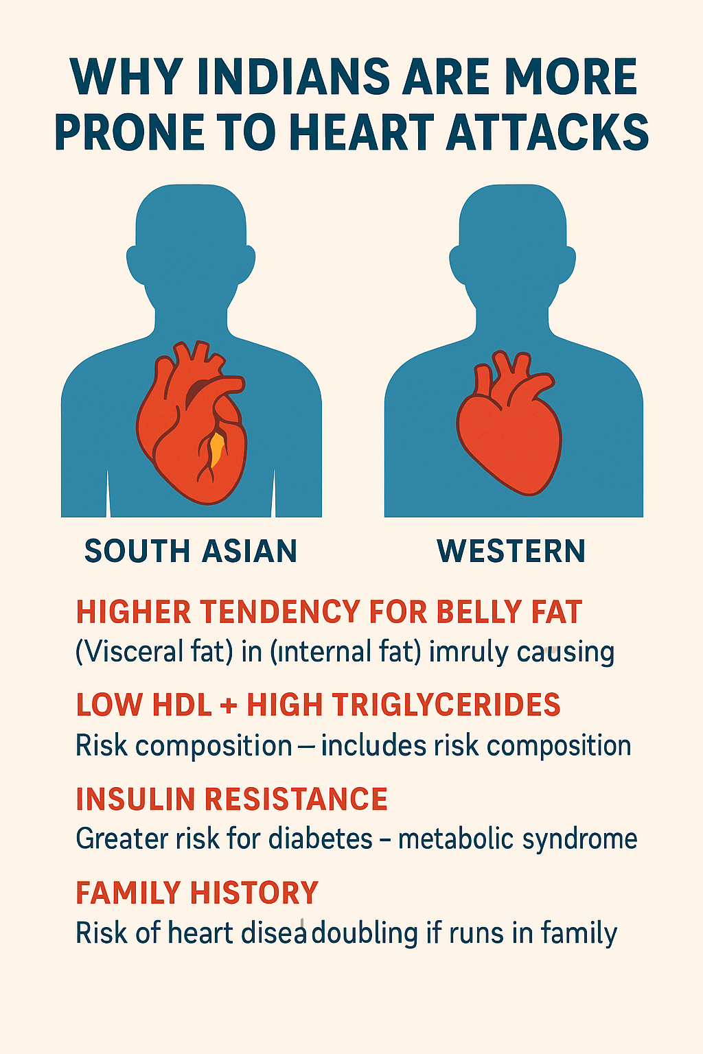 why Indians are more prone to heart attacks